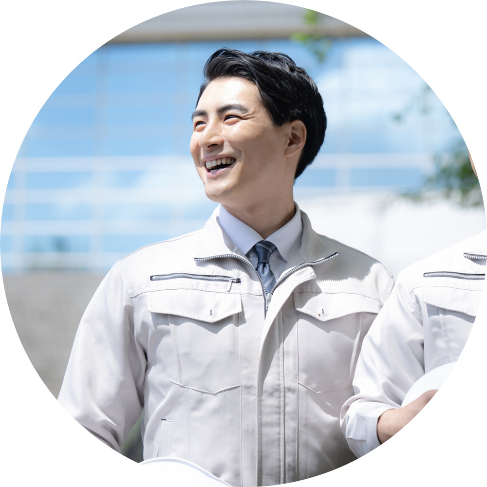 談笑するスタッフ